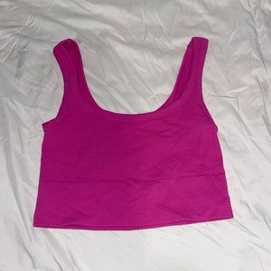 Nikibiki Hot pink crop top size S